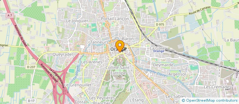 localisation de l'entreprise MONSIEUR NICOLAS DE COSTER  ORANGE