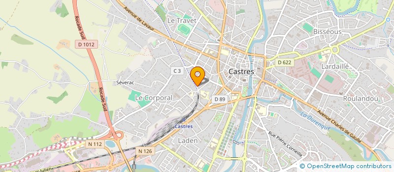 localisation de l'entreprise MONSIEUR NICOLAS DE FAVERI  CASTRES