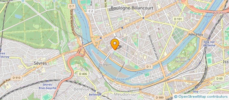 localisation de l'entreprise MONSIEUR NICOLAS DE GUIGNARD DE GERMOND PREVOST DE SANSAC DE LA VAUZELLE à BOULOGNE-BILLANCOURT