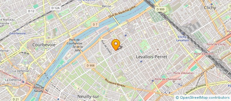 localisation de l'entreprise MONSIEUR NICOLAS DE LA CHOUE DE LA METTRIE à LEVALLOIS-PERRET