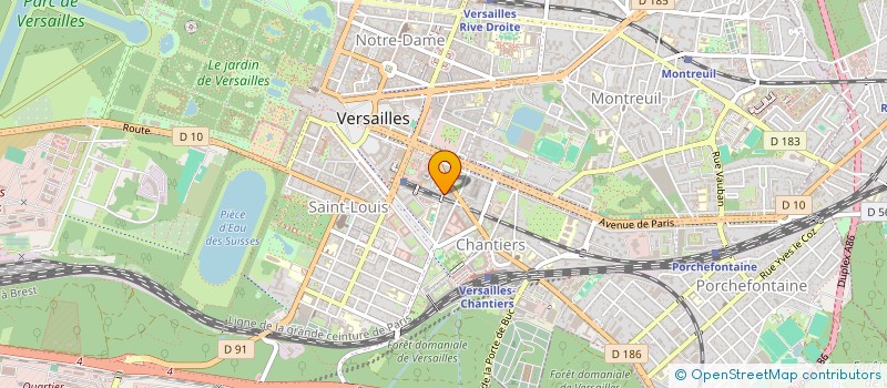 localisation de l'entreprise MONSIEUR NICOLAS DE LAIGUE à VERSAILLES