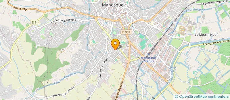 localisation de l'entreprise MONSIEUR NICOLAS DE ONA à MANOSQUE
