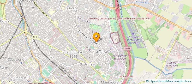 localisation de l'entreprise MONSIEUR NICOLAS DE PERCIN à TOULOUSE