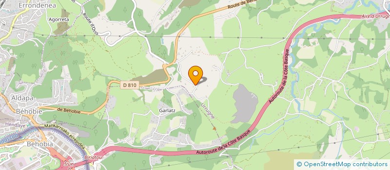 localisation de l'entreprise MONSIEUR NICOLAS DE PERIGNON  URRUGNE