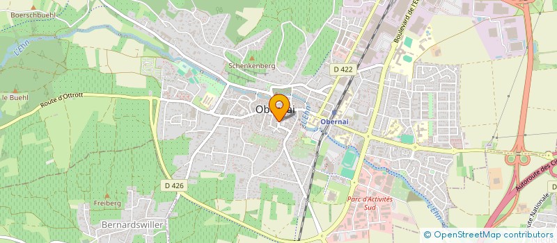 localisation de l'entreprise MONSIEUR NICOLAS DE RIENZO à OBERNAI