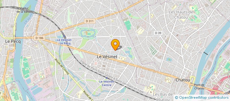 localisation de l'entreprise MONSIEUR NICOLAS DE VIRIEU  LE VESINET