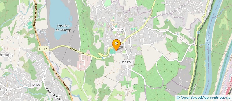 localisation de l'entreprise MONSIEUR NICOLAS DEAMBROGGIO  MILLERY