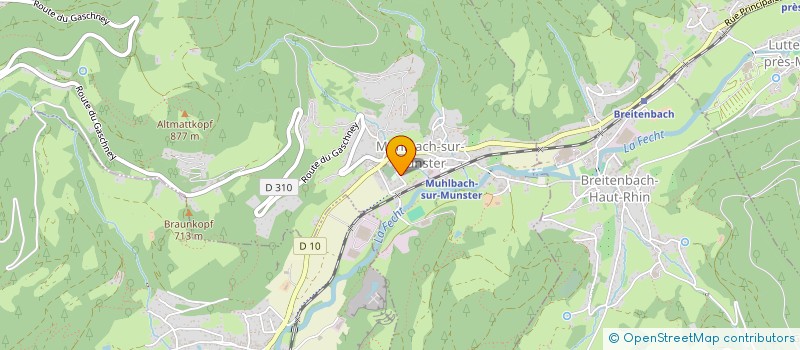 localisation de l'entreprise MONSIEUR NICOLAS DEANA  MUHLBACH-SUR-MUNSTER