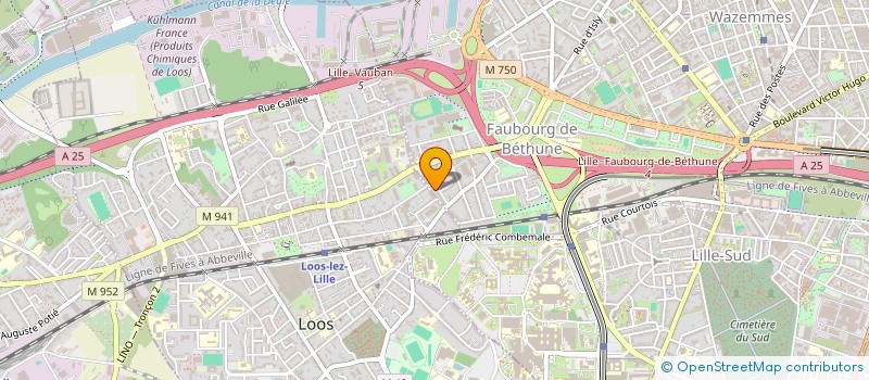 localisation de l'entreprise MONSIEUR NICOLAS DEBETTE à LILLE