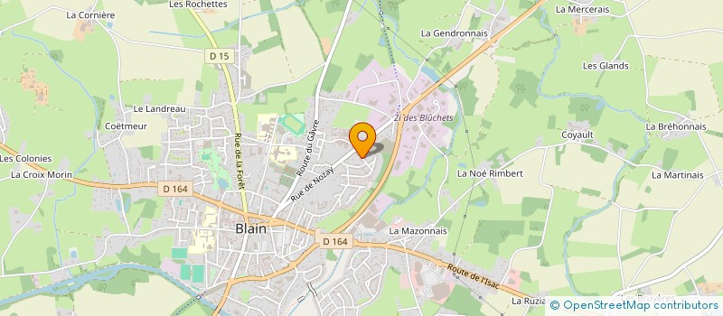 localisation de l'entreprise MONSIEUR NICOLAS DEBOUT  BLAIN