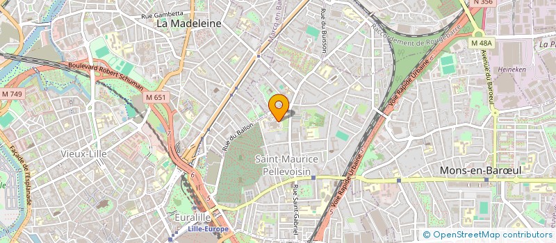 localisation de l'entreprise MONSIEUR NICOLAS DEBRY à LILLE