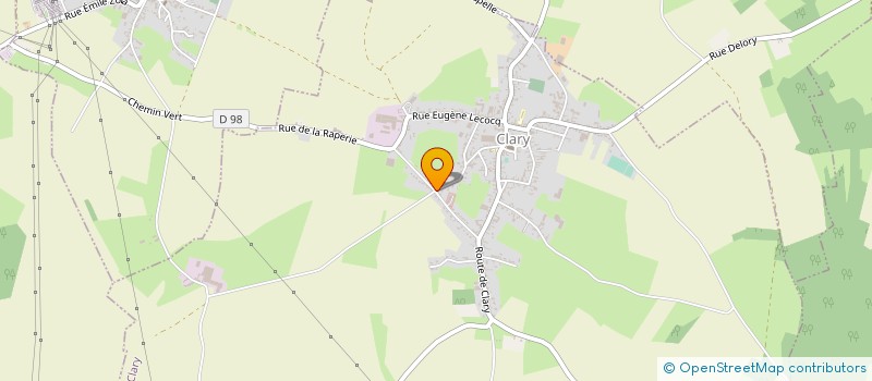 localisation de l'entreprise MONSIEUR NICOLAS DECAUDIN à CLARY