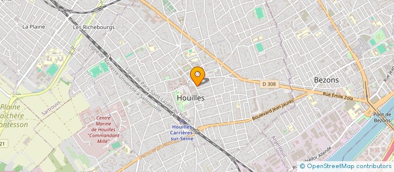 localisation de l'entreprise MONSIEUR NICOLAS DECAYEUX  CARRIERES-SUR-SEINE