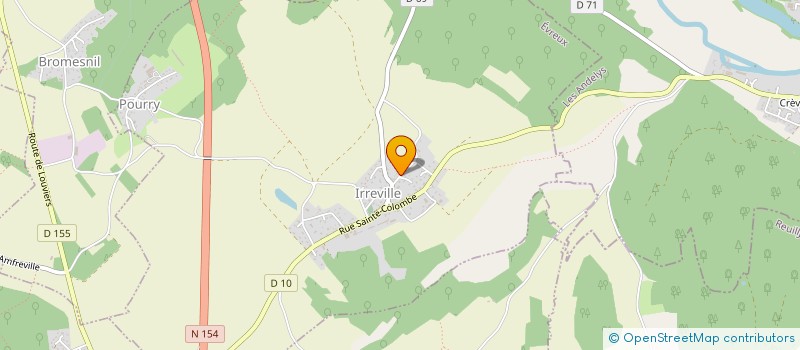 localisation de l'entreprise MONSIEUR NICOLAS DECHIRON  IRREVILLE