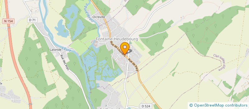 localisation de l'entreprise MONSIEUR NICOLAS DECLERCQ  CLEF VALLEE D'EURE