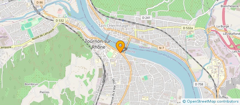 localisation de l'entreprise MONSIEUR NICOLAS DECOUX à TOURNON-SUR-RHONE