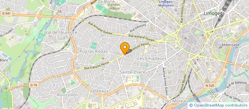 localisation de l'entreprise MONSIEUR NICOLAS DEGOIS à LIMOGES