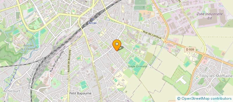 localisation de l'entreprise MONSIEUR NICOLAS DEGRAEVE à ARRAS