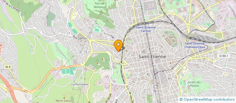 localisation de l'entreprise MONSIEUR NICOLAS DEGRANGE  SAINT-ETIENNE