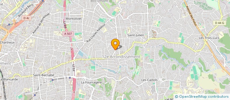 localisation de l'entreprise MONSIEUR NICOLAS DEGREGORIO  MARSEILLE