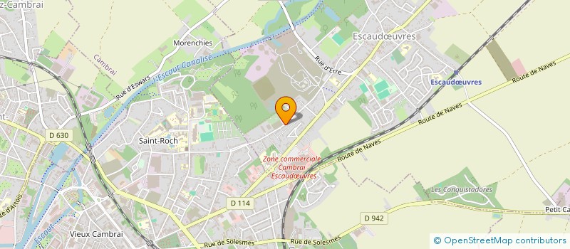 localisation de l'entreprise MONSIEUR NICOLAS DEGRUGILLIER  ESCAUDUVRES