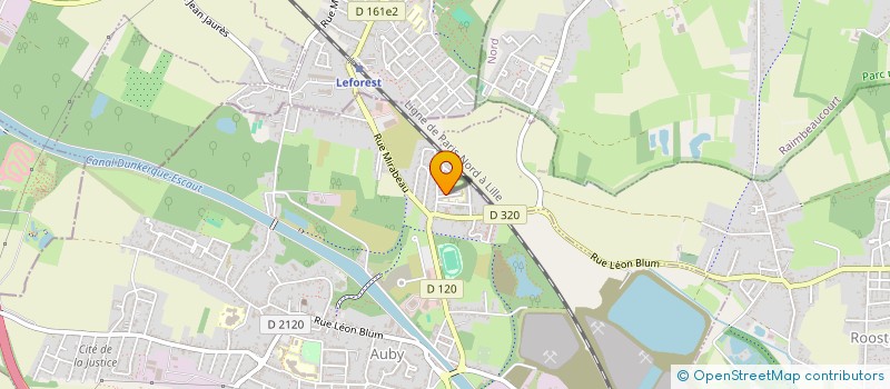 localisation de l'entreprise MONSIEUR NICOLAS DEHAENE  AUBY