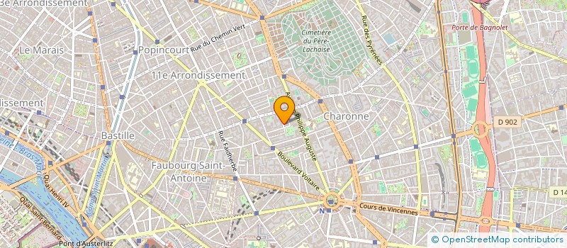 localisation de l'entreprise MONSIEUR NICOLAS DEJEAN DE LA BATIE  PARIS