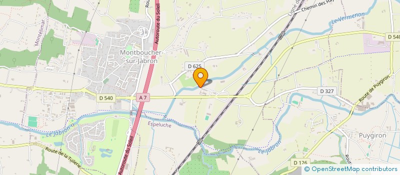 localisation de l'entreprise MONSIEUR NICOLAS DEL ARCO  MONTBOUCHER-SUR-JABRON