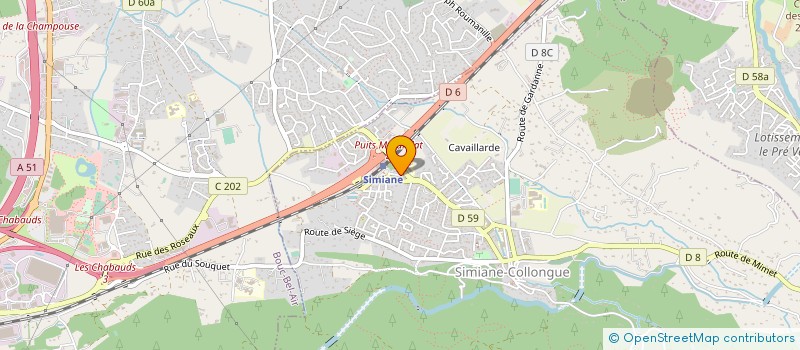 localisation de l'entreprise MONSIEUR NICOLAS DEL TRENTO PIRONE  SIMIANE-COLLONGUE