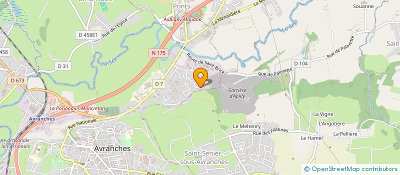 localisation de l'entreprise MONSIEUR NICOLAS DELABROUSSE  AVRANCHES