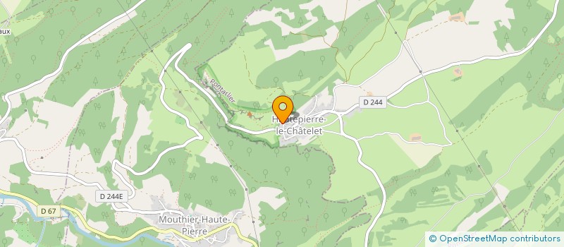 localisation de l'entreprise MONSIEUR NICOLAS DELACHAUX  LES PREMIERS SAPINS