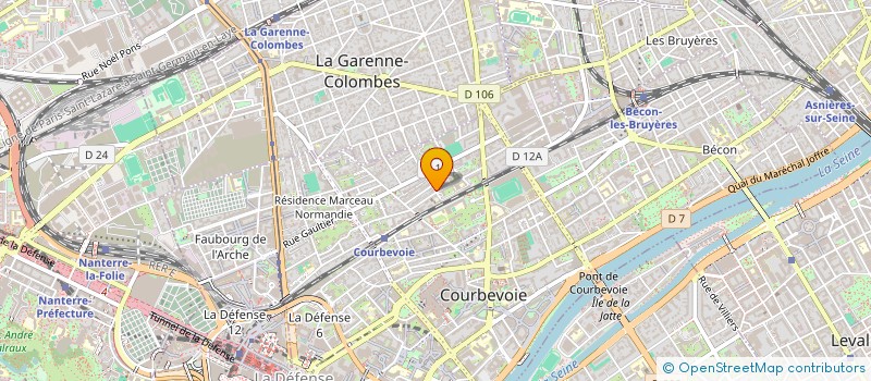 localisation de l'entreprise MONSIEUR NICOLAS DELACOURT à COURBEVOIE
