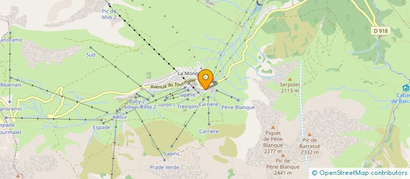 localisation de l'entreprise MONSIEUR NICOLAS DELACROIX  BAGNERES-DE-BIGORRE