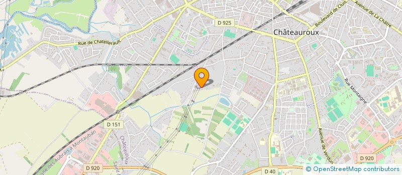 localisation de l'entreprise MONSIEUR NICOLAS DELAGE à CHATEAUROUX
