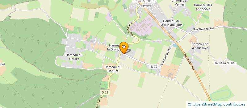 localisation de l'entreprise MONSIEUR NICOLAS DELAHAYE  LES GRANDES-VENTES