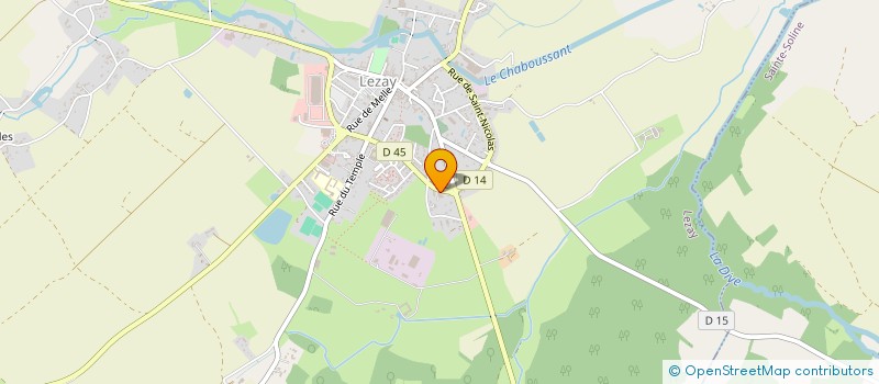 localisation de l'entreprise MONSIEUR NICOLAS DELAHAYE à LEZAY