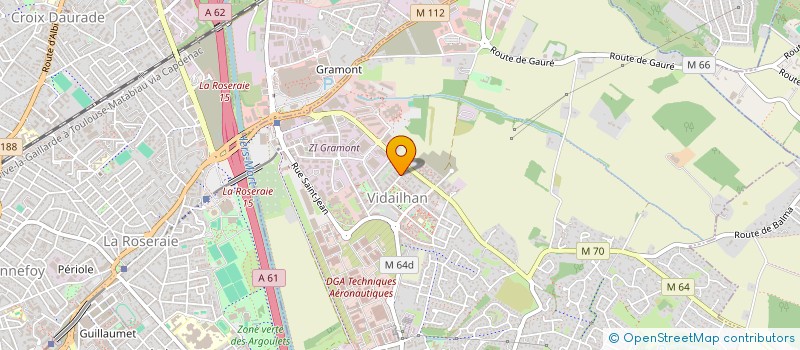 localisation de l'entreprise MONSIEUR NICOLAS DELAIGUE  BALMA