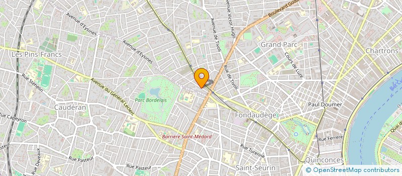 localisation de l'entreprise MONSIEUR NICOLAS DELALANDE  LE BOUSCAT