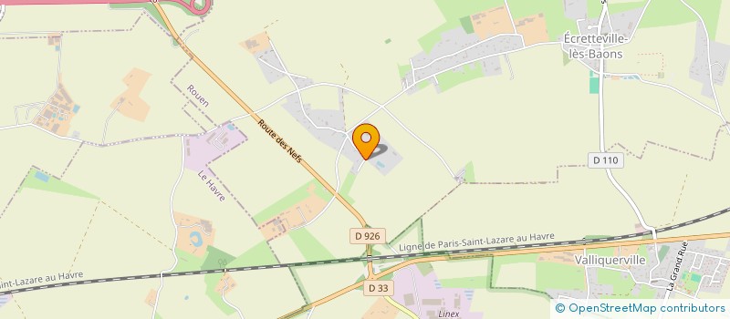 localisation de l'entreprise MONSIEUR NICOLAS DELALANDRE  ECRETTEVILLE-LES-BAONS