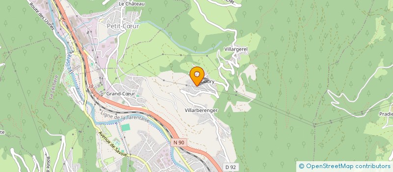 localisation de l'entreprise MONSIEUR NICOLAS DELAPIERRE  GRAND-AIGUEBLANCHE