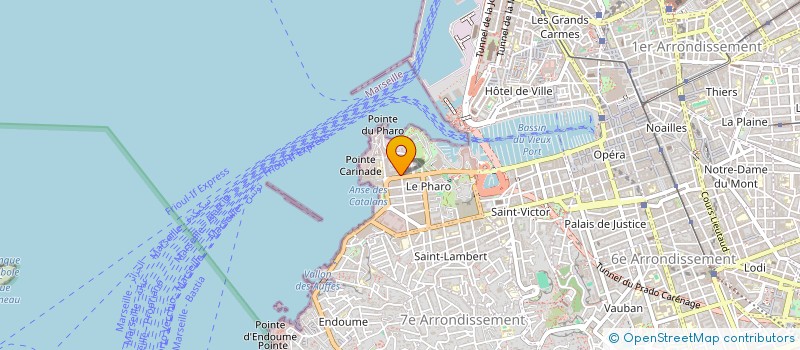 localisation de l'entreprise MONSIEUR NICOLAS DELARQUE à MARSEILLE