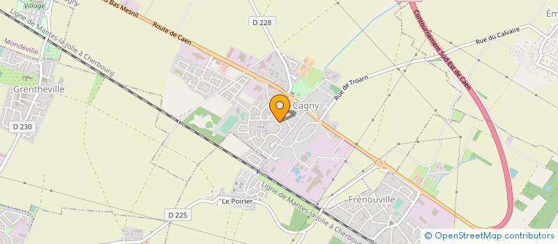 localisation de l'entreprise MONSIEUR NICOLAS DELAVEAU  CAGNY