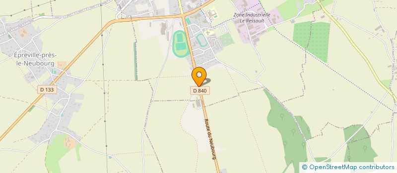 localisation de l'entreprise MONSIEUR NICOLAS DELAVIGNE à LE NEUBOURG