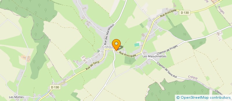 localisation de l'entreprise MONSIEUR NICOLAS DELBE  CREPY