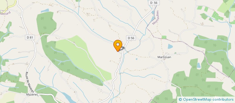 localisation de l'entreprise MONSIEUR NICOLAS DELBOSC  CAZES-MONDENARD