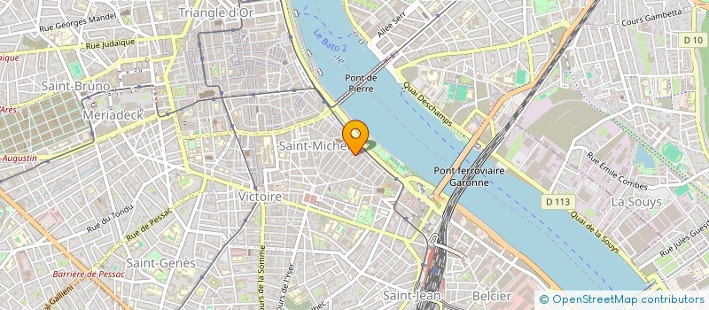 localisation de l'entreprise MONSIEUR NICOLAS DELBOURG  BORDEAUX