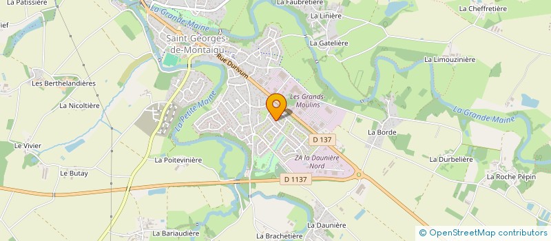 localisation de l'entreprise MONSIEUR NICOLAS DELCOURT à MONTAIGU-VENDEE