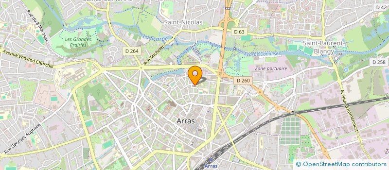 localisation de l'entreprise MONSIEUR NICOLAS DELETTRE à ARRAS