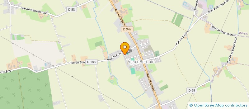 localisation de l'entreprise MONSIEUR NICOLAS DELEVOYE  VIEUX-BERQUIN