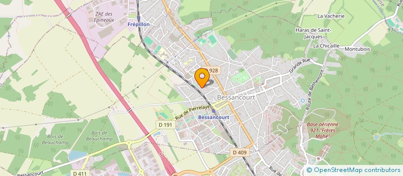 localisation de l'entreprise MONSIEUR NICOLAS DELGADO  BESSANCOURT